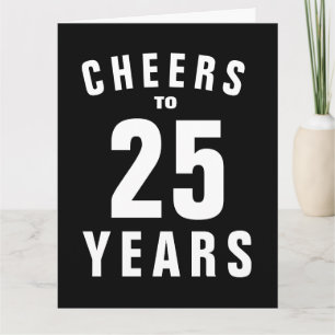 Custom 25. Silberhochzeitjubiläum Gruß Karte