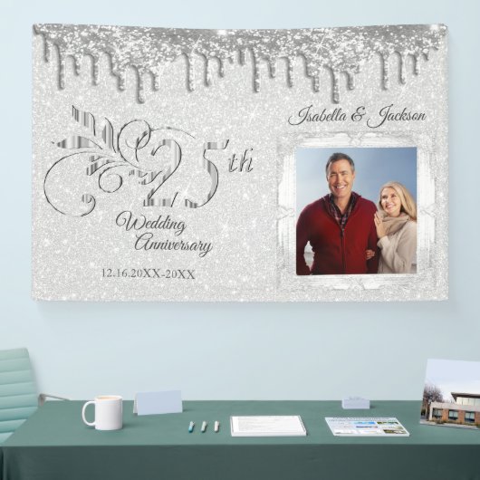 Custom 25. Silver Anniversary Banner (Messe)