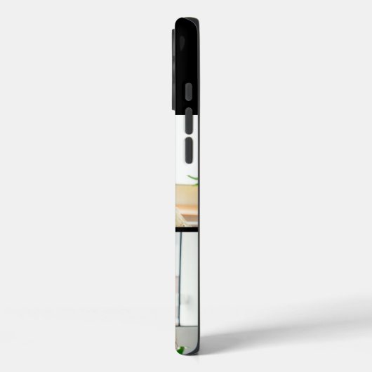 Custom 2 Family Photo & Monogrammed Case-Mate iPhone Hülle (Rückseite / Links)