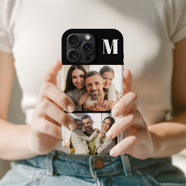 Custom 2 Family Photo & Monogrammed  Case-Mate iPhone Hülle