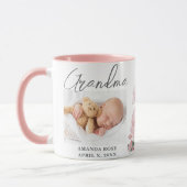 Custom 2 Foto Baby Oma Tasse (Links)