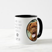 Custom 2 Foto Best Dog Vater Tasse (VorderseiteRechts)