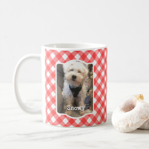 Custom 2 Foto Country Red Buffalo Karo Kariert Hau Kaffeetasse