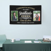 Custom 2 Foto Herzlichen Glückwunsch Graduate Absc Banner (Messeveranstaltung)