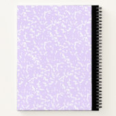 Custom 2 Fotos Collage Notebook mit Skriptname Notizblock (Rückseite)