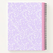 Custom 2 Fotos Collage Notebook mit Skriptname Notizblock (Rückseite)