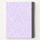 Custom 2 Fotos Collage Notebook mit Skriptname Notizblock (Rückseite)