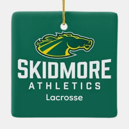 custom 2 Lacrosse Skidmore ornament by jo images (Rückseite)