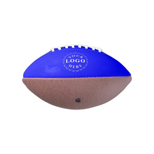 Custom 2 Panel Football with Text and Logo Design (Gedreht 270)