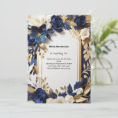 Custom 30. Geburtstagseinladung Einladung (Stehend Vorderseite)