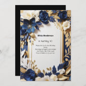 Custom 30. Geburtstagseinladung Einladung (Vorne/Hinten)