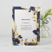 Custom 30. Geburtstagseinladung Einladung (Stehend Vorderseite)