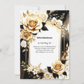 Custom 30. Geburtstagseinladung Einladung (Vorderseite)