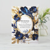 Custom 30. Geburtstagseinladung Einladung (Stehend Vorderseite)