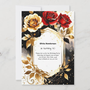 Custom 30. Geburtstagseinladung Einladung