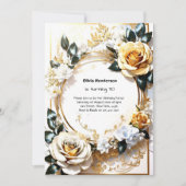 Custom 30. Geburtstagseinladung Einladung (Vorderseite)