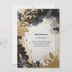 Custom 30. Geburtstagseinladung Einladung