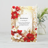 Custom 30. Geburtstagseinladung Einladung (Stehend Vorderseite)