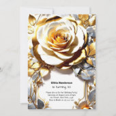 Custom 30. Geburtstagseinladung Einladung (Vorderseite)