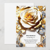 Custom 30. Geburtstagseinladung Einladung (Vorne/Hinten)