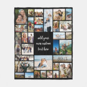 Custom 32 Foto Collage Fleecedecke (Vorderseite)