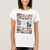 Custom 32 Foto Collage T-Shirt (Vorderseite)