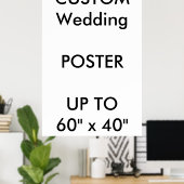 Custom 32" x 48" Poster THICK Portrait (Heimbüro)