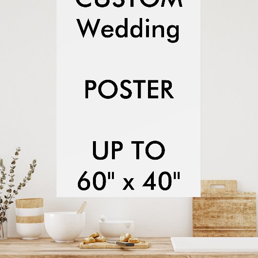 Custom 32" x 48" Poster THICK Portrait (Küche)