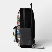 Custom 35 Foto Collage Schwarz gedruckt Bedruckter Rucksack (Rechts)