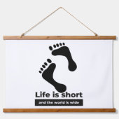 Custom 36"x26" Horizontal (Landschaft), Set von zw Wandteppich Mit Holzrahmen (Vorderseite)