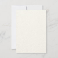 Custom 3.5" x 5" Rustikale Felt Ecru Einladungskar
