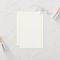 Custom 3.5" x 5" Rustikale Felt Ecru Einladungskar