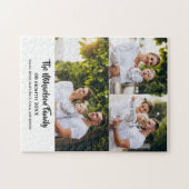 Custom 3 Family Foto Collage Puzzle (Horizontal)