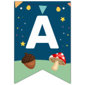 Custom 3 Foto Camping Birthday Camp Out Partys Wimpelkette (Dritte Fahne)