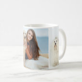 Custom 3 Foto Collage Classic White Tasse (VorderseiteRechts)