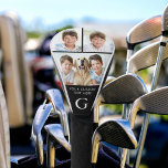 Custom 3 Foto Collage Mit Monogramm Golf Headcover<br><div class="desc">Erstellen Sie eine personalisierte Collage Golf Kopfabdeckung mit 3 Bildern, Ihrem eigenen Text und dem Golfer Monogramm in optionalen Farbkombinationen. ÄNDERUNGEN: Ändern Sie die Hintergrundfarbe und den Textstil, die Farbe, die Größe und die Platzierung des Schriftartes in EDIT. HILFE: Bitte kontaktieren Sie den Designer, bevor er über die Registerkarte Zazzle...</div>