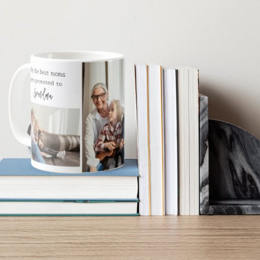 Custom 3 Foto Große Mamas werden für Oma gefördert Kaffeetasse