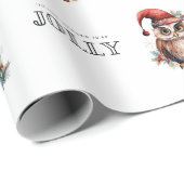Custom 3 Foto Weihnachtszeichen Wrapping Paper Geschenkpapier (Rolleneckpunkt)