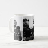Custom 3 Fotos moderne Skriptfotografie Kaffeetasse (Vorderseite Links)