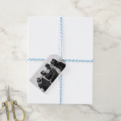 Custom 3 Fotos Skriptfotografie danke Geschenkanhänger (Mit Garn)