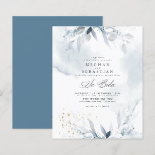 Custom 3 Isaac Ruth Budget Dusty Blue Watercolor