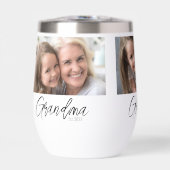 Custom 3 Photo Grandma Established Year (Vorderseite)
