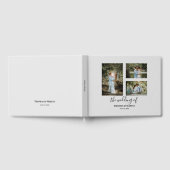 Custom 3 Sections Family Foto Collage Hochzeit Gästebuch (Voll)