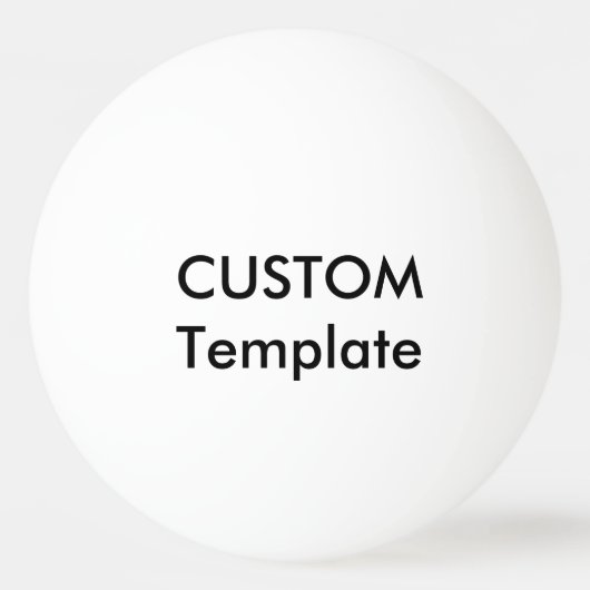 Custom 3 Star Ping Pong Tischtennis Ball (Vorderseite)