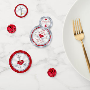 Custom 40. Wedding Anniversary Table Decorations Konfetti