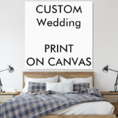 Custom 40" x 40" Square Wrapped Canvas Wall Art Leinwanddruck (Insitu (Schlafzimmer))