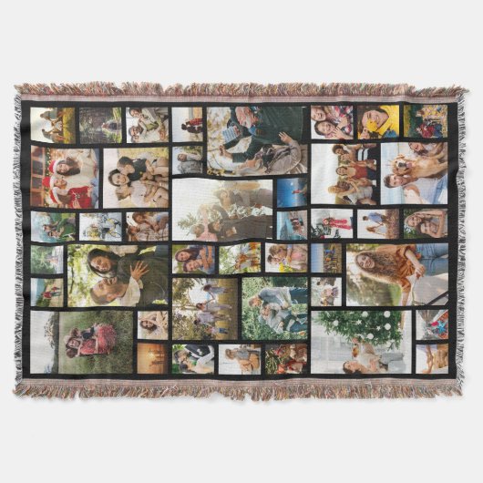 Custom 42 Foto Collage Decke (Vorderseite)