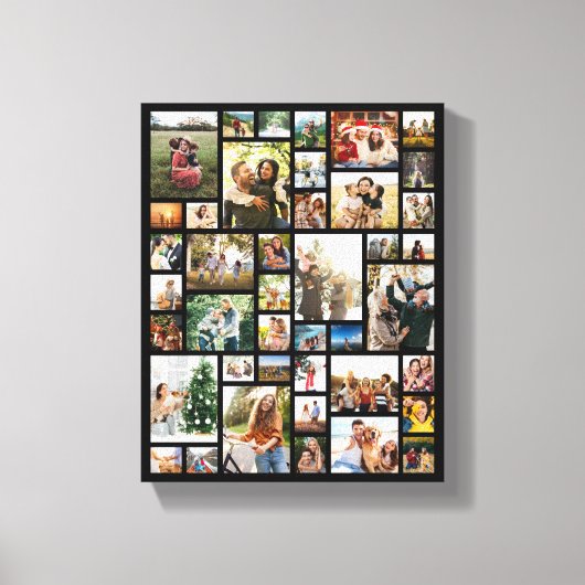 Custom 42 Foto Collage Leinwanddruck (Vorderseite)