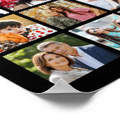 Custom 45 Foto Collage Personalisiert Poster (Ecke)