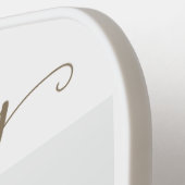 Custom 4 Family Foto Collage Pickleball Schläger (Linke Seite)